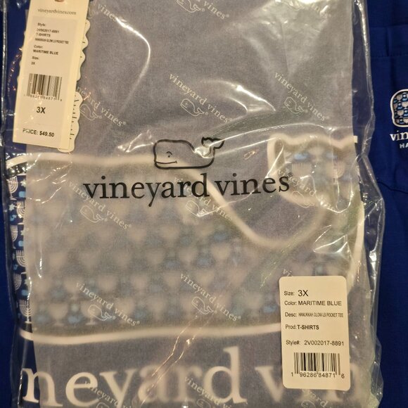 NWT - Vineyard Vines Women's Hanukkah Glow in the Dark Long Sleeve T-Shirt 2X/3X - Picture 6 of 7
